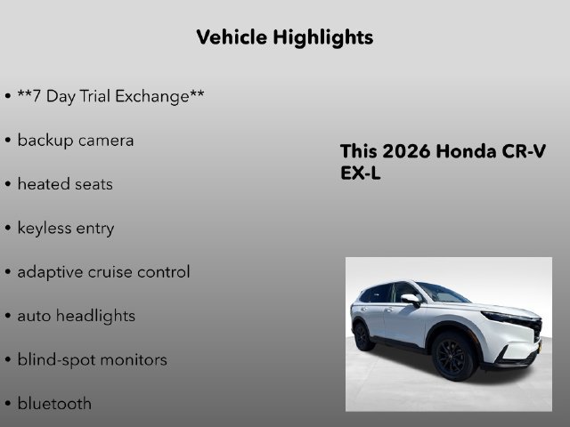 New 2026 Honda CR-V EX-L image 5