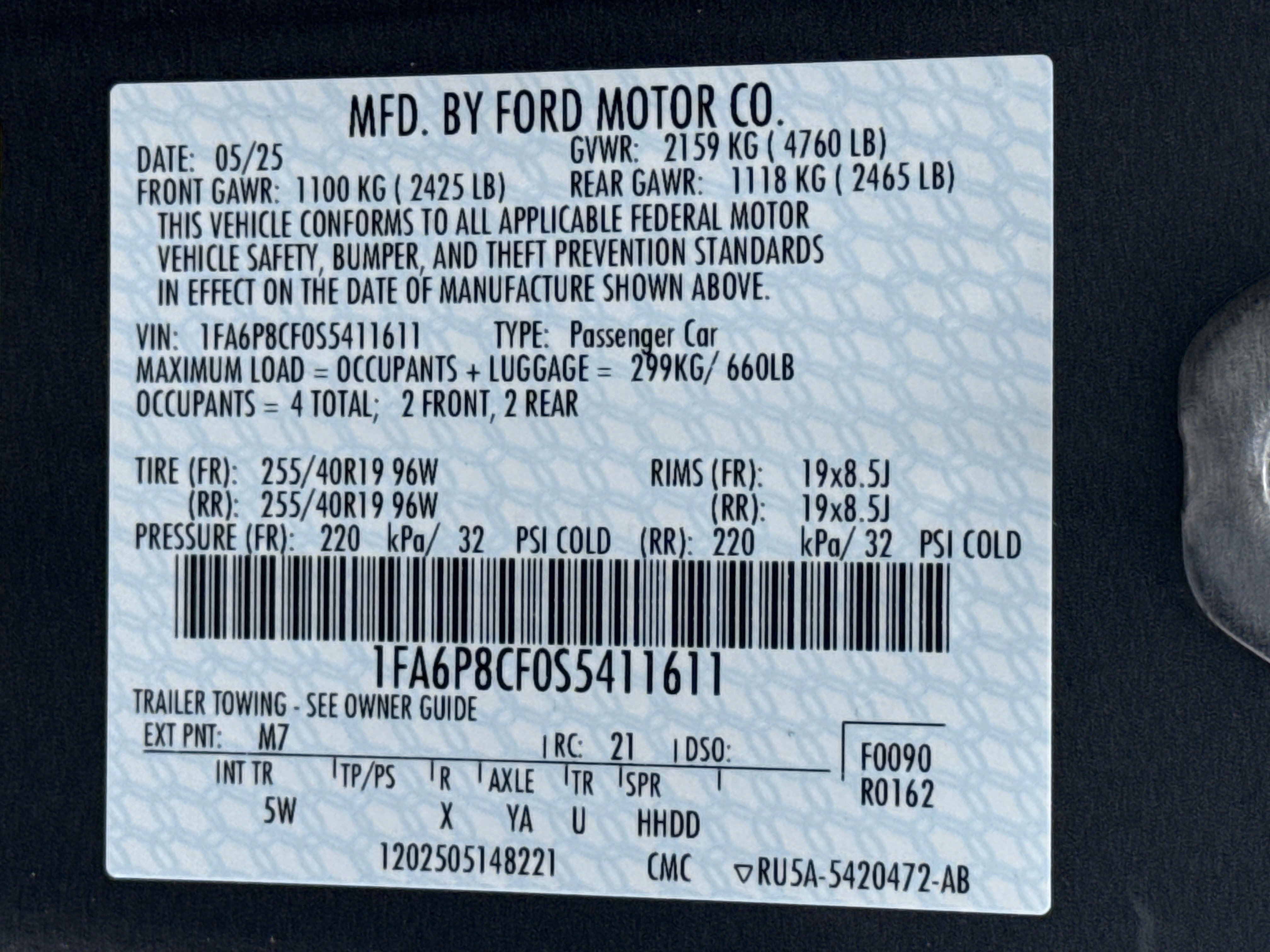 Used 2025 Ford Mustang GT Premium RWD image 34