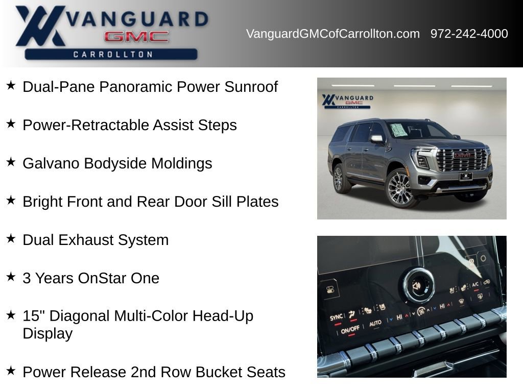 New 2026 GMC Yukon XL Denali w/ Sun & Power Step Package image 12