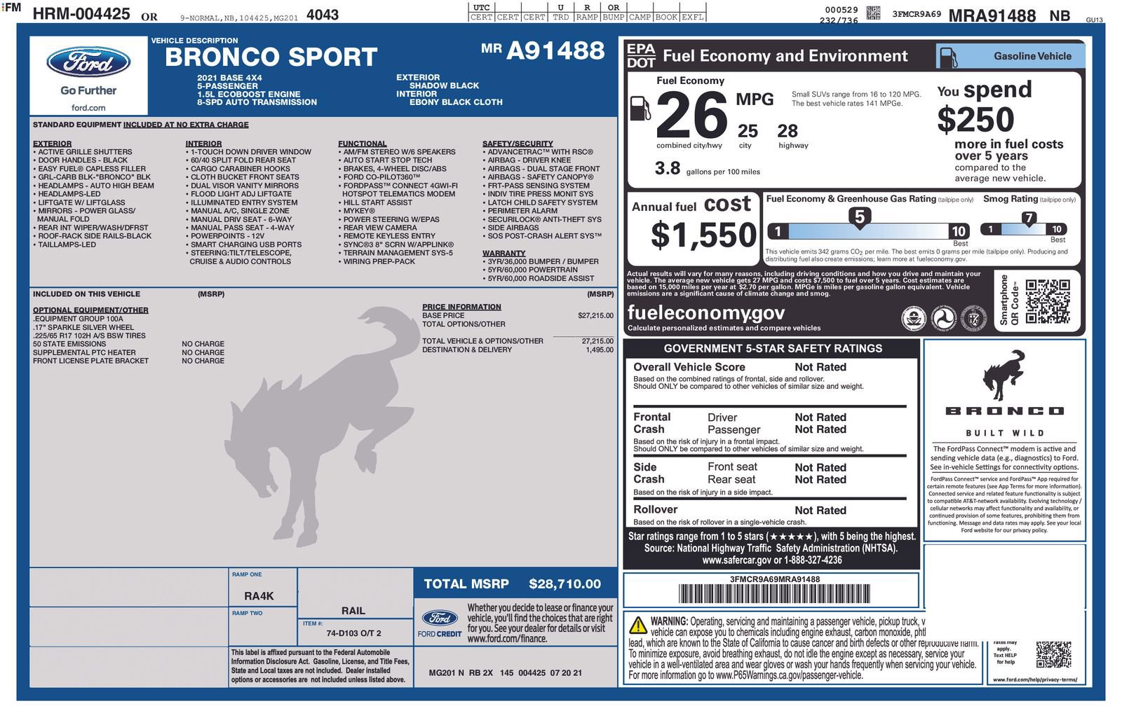 Used 2021 Ford Bronco Sport image 32