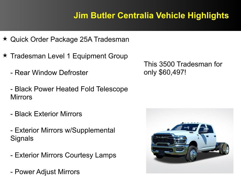 New 2026 RAM 3500 Tradesman w/ Chrome Appearance Group image 7