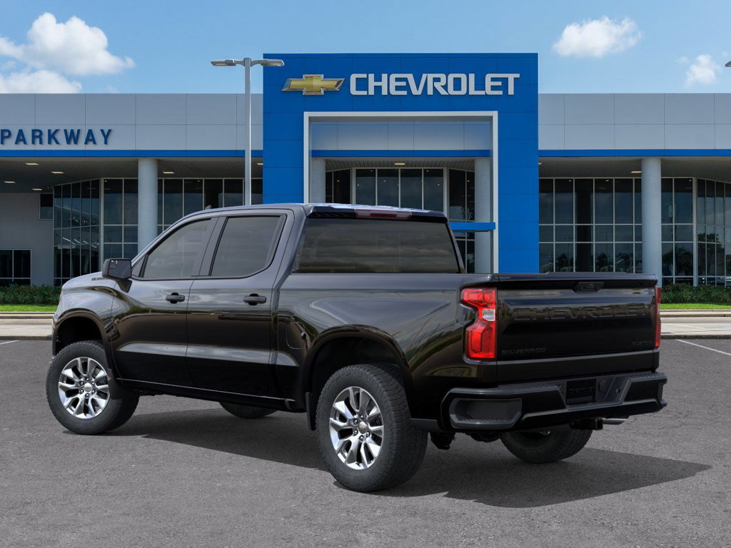 New 2026 Chevrolet Silverado 1500 Custom w/ LPO, Dark Essentials Package RWD image 3