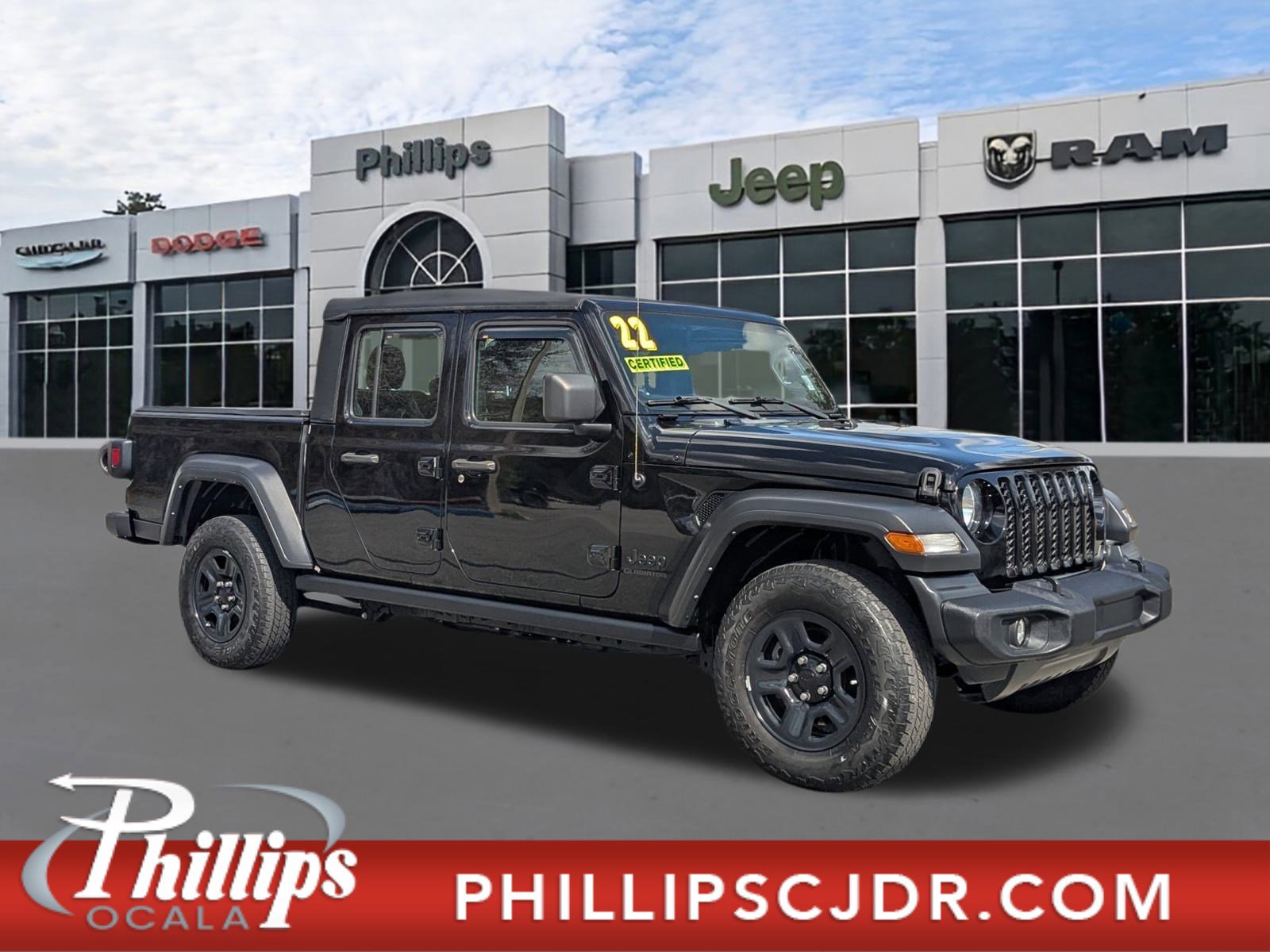Certified 2022 Jeep Gladiator Sport
