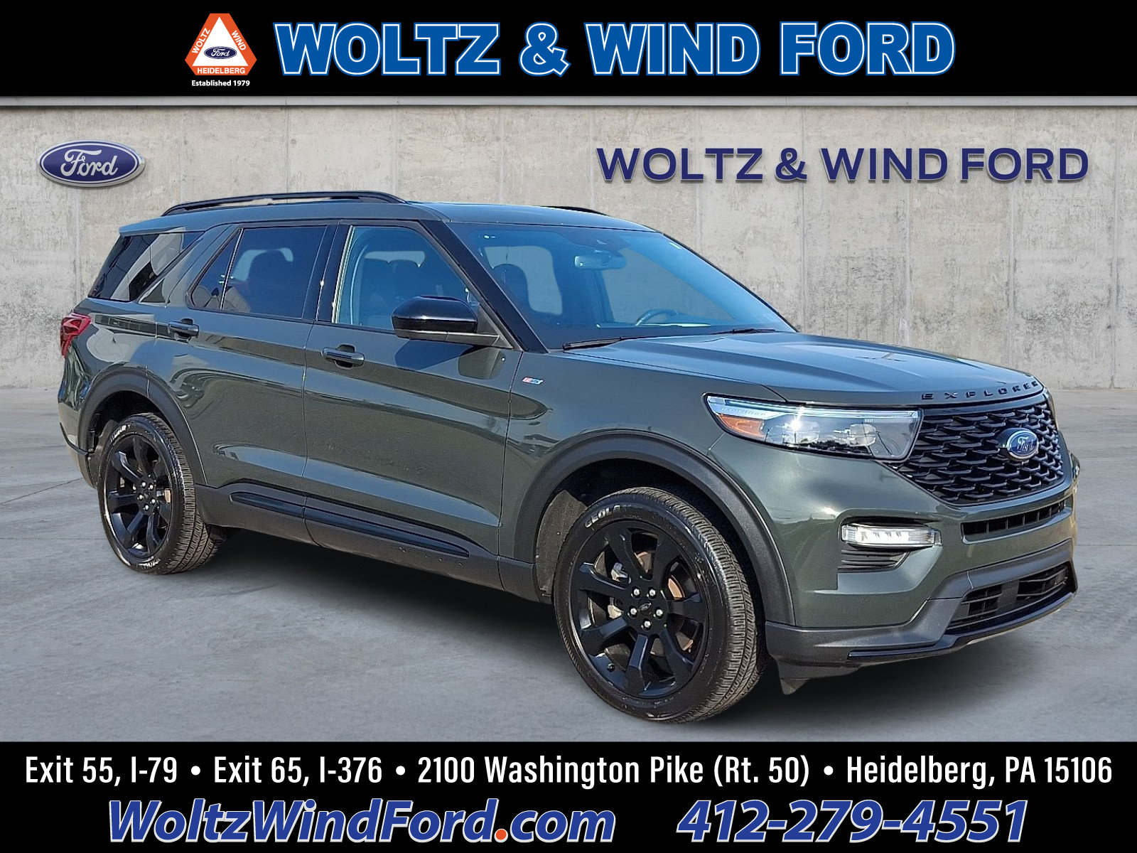 Used 2023 Ford Explorer ST-Line w/ Class IV Trailer Tow Package