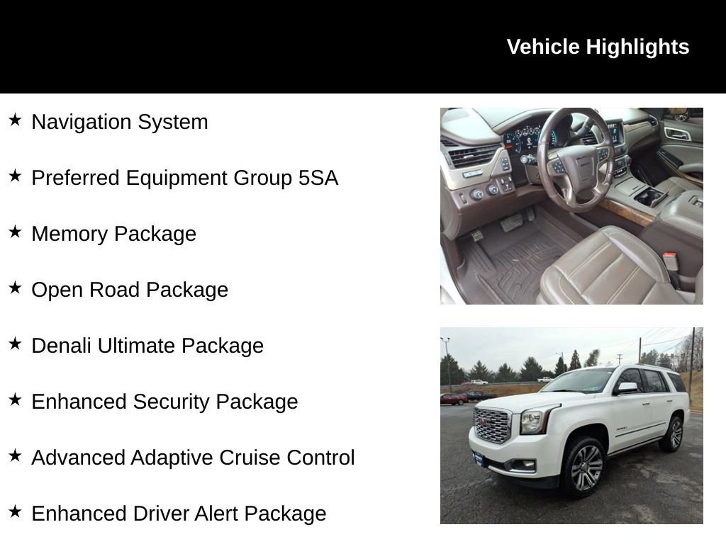 Used 2019 GMC Yukon Denali w/ Denali Ultimate Package image 7