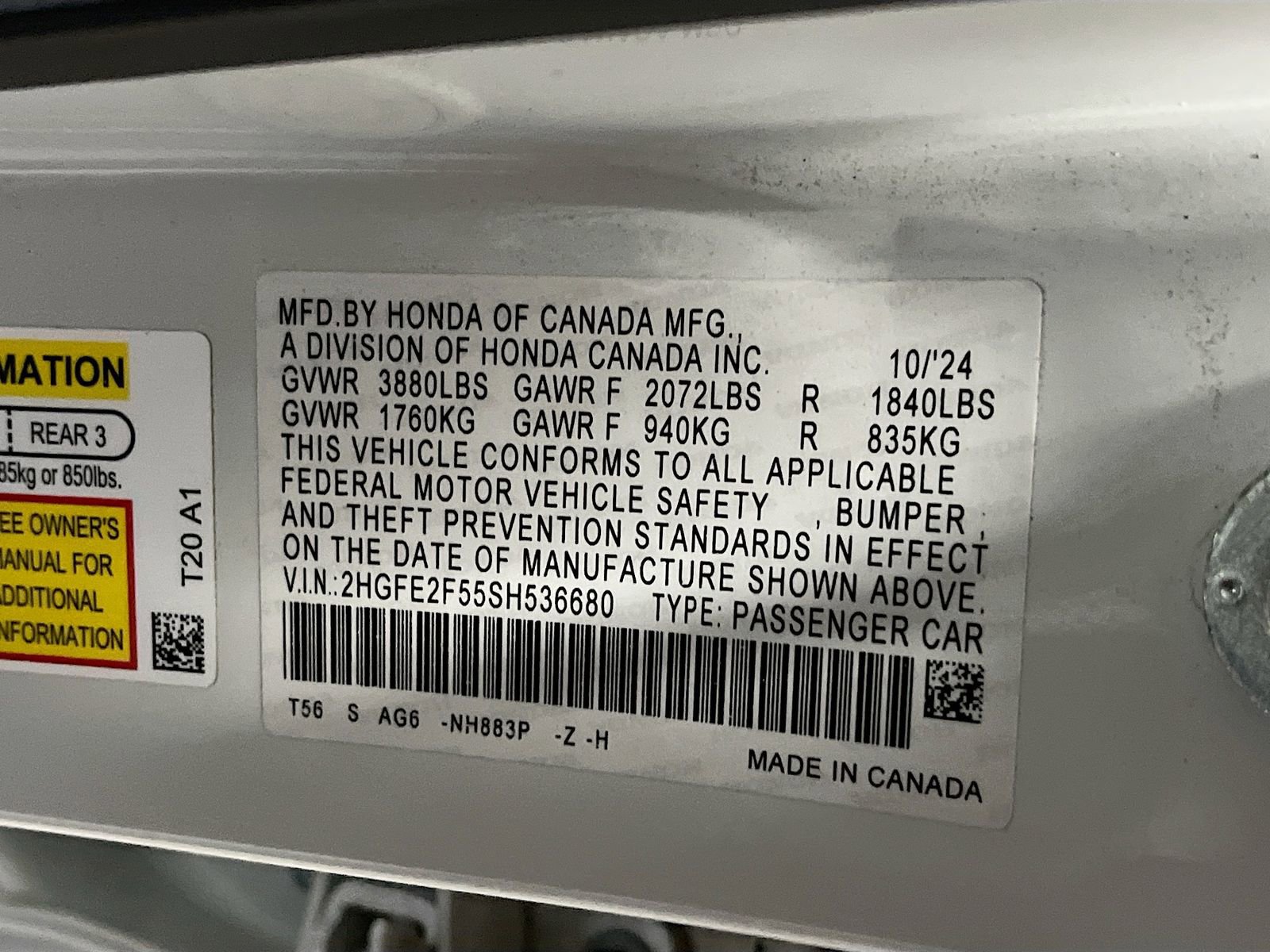 Used 2025 Honda Civic Sport image 30