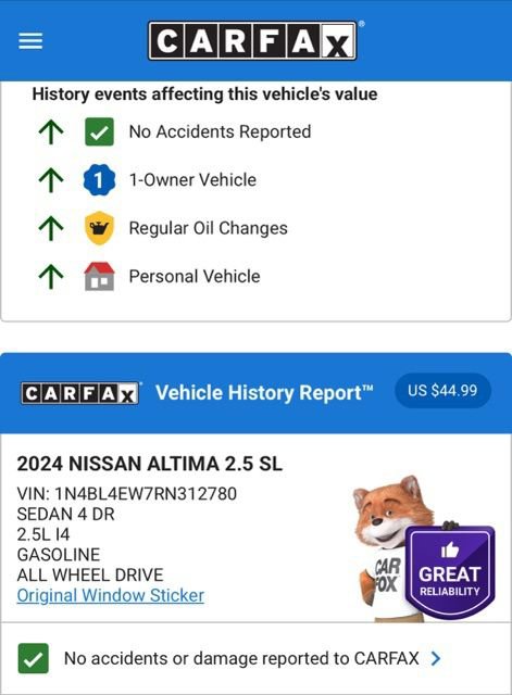 Used 2024 Nissan Altima 2.5 SL image 4