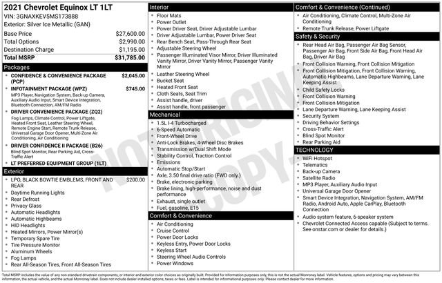 Used 2021 Chevrolet Equinox LT FWD image 7