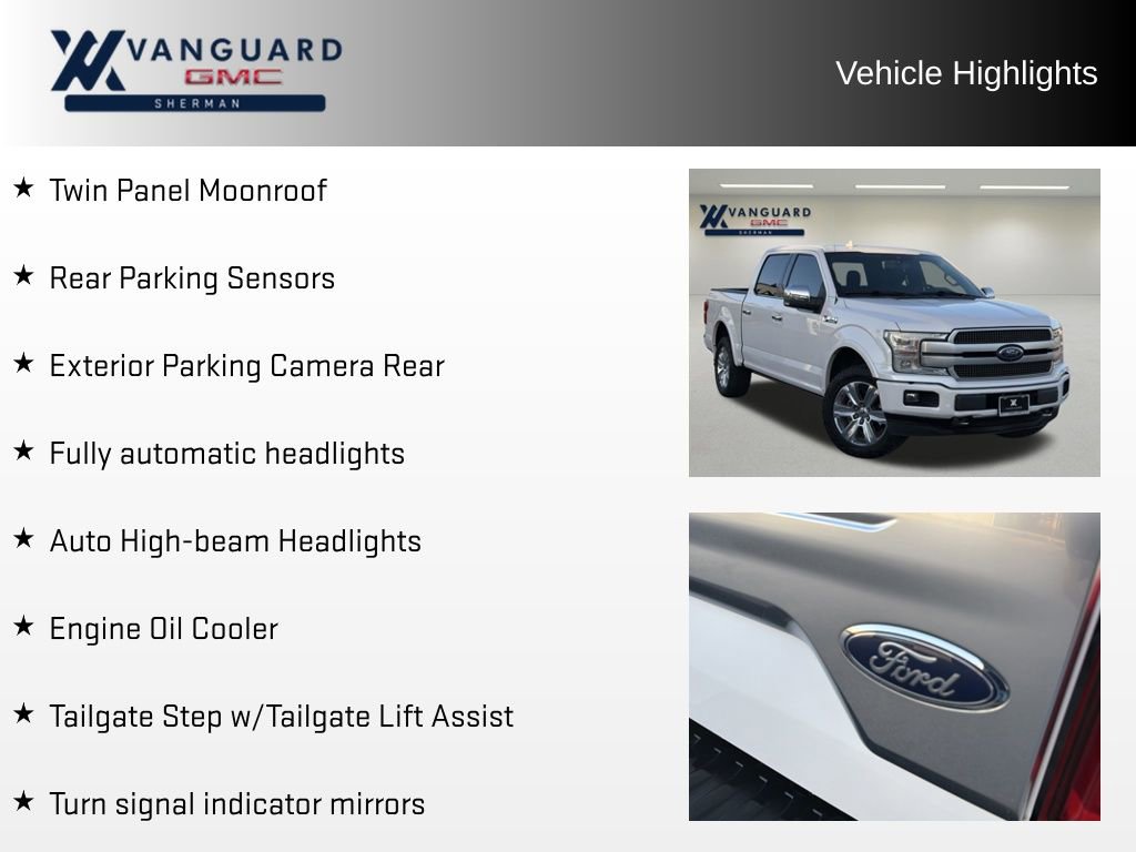 Used 2019 Ford F150 Platinum w/ Equipment Group 701A Luxury image 11