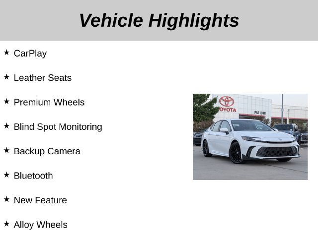 Used 2025 Toyota Camry SE FWD image 5