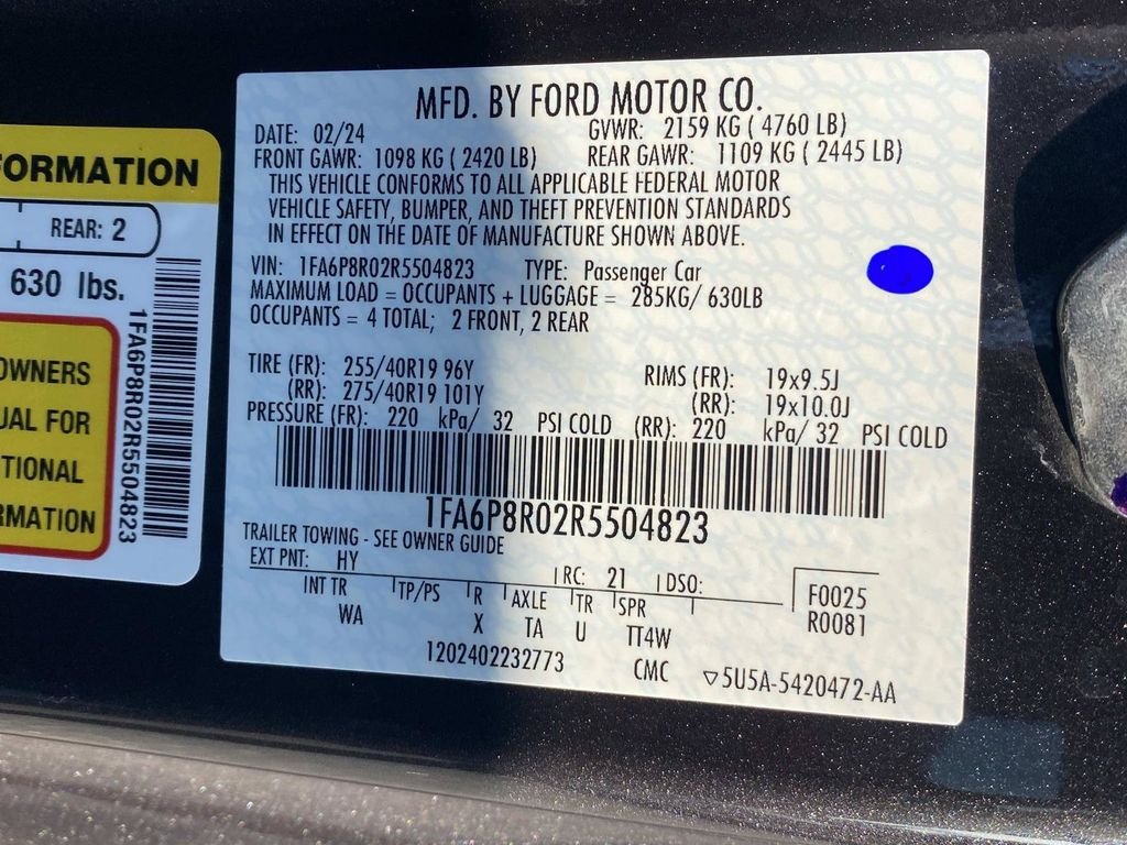 Used 2024 Ford Mustang Dark Horse RWD image 18