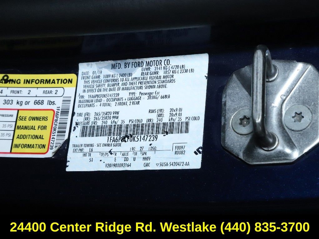 Used 2019 Ford Mustang GT Premium w/ Equipment Group 401A image 19