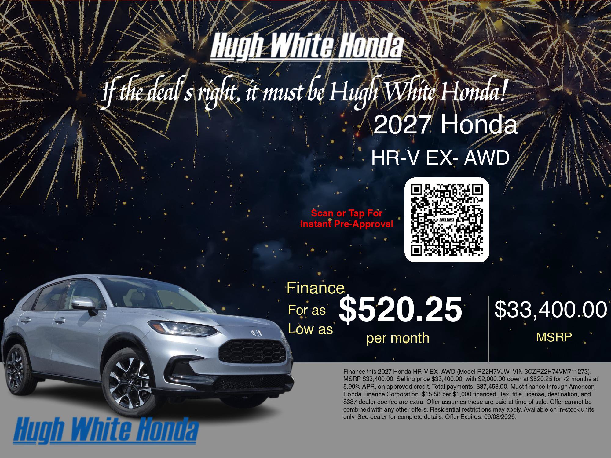 New 2027 Honda HR-V EX-L image 7