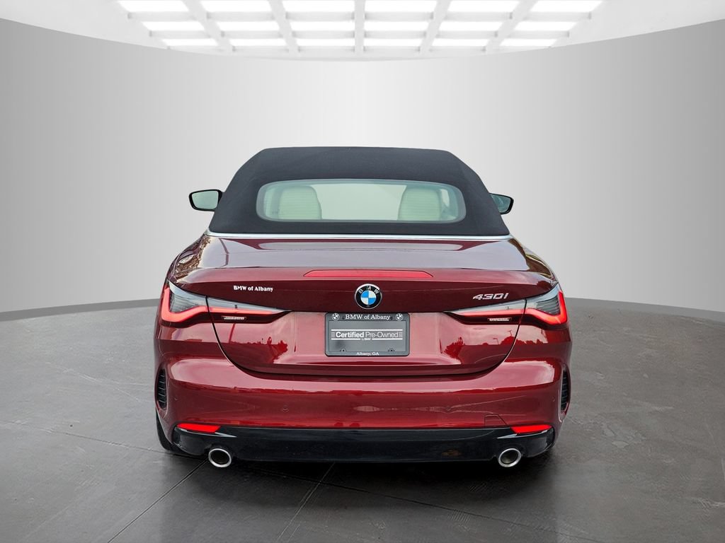 Certified 2024 BMW 430i Convertible w/ Premium Package RWD image 5