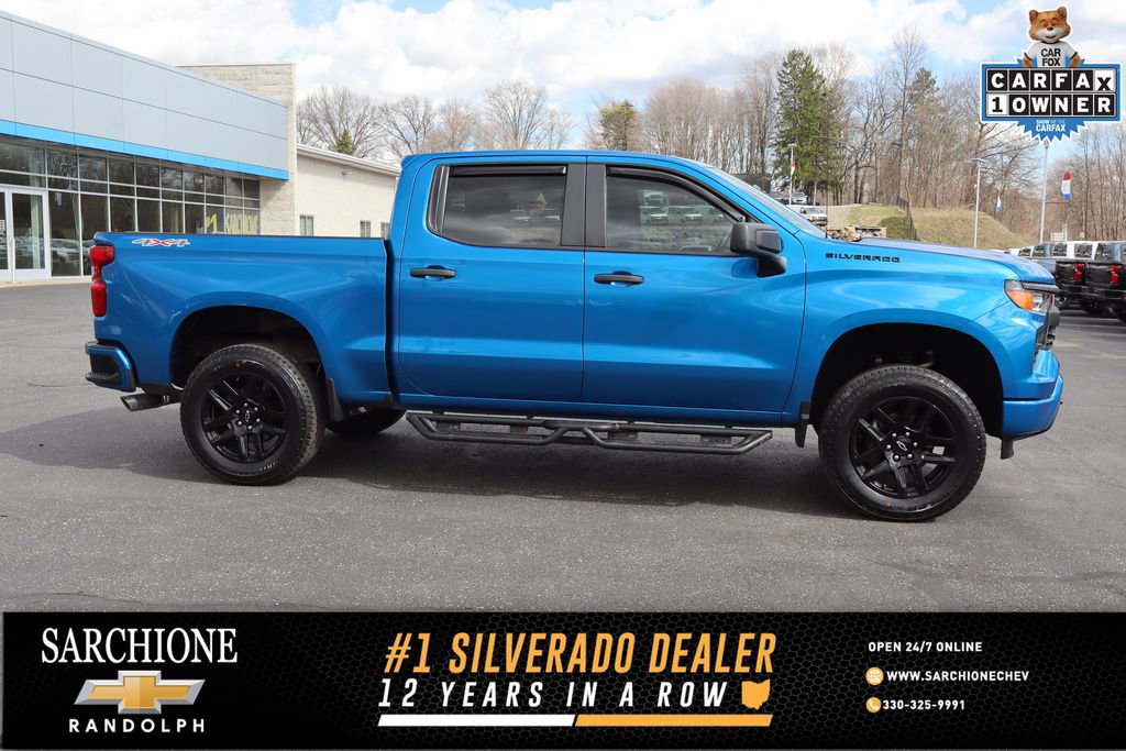 Used 2022 Chevrolet Silverado 1500 Custom w/ LPO, Dark Essentials Package image 1