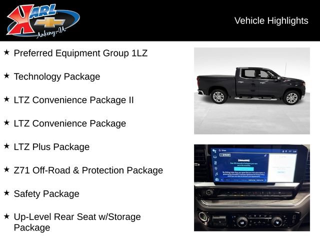 Certified 2023 Chevrolet Silverado 1500 LTZ AWD/4WD image 2