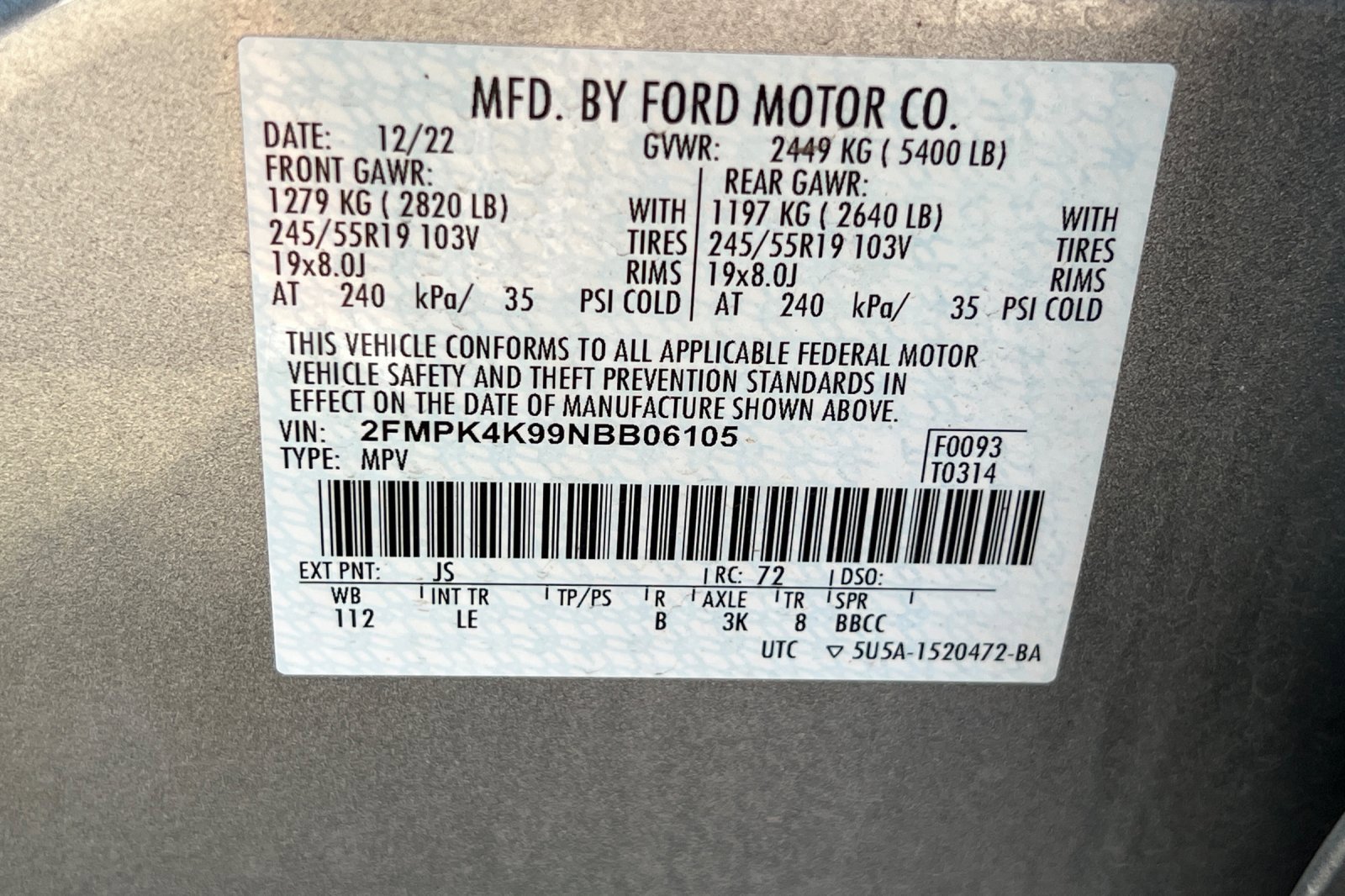 Used 2022 Ford Edge Titanium image 28
