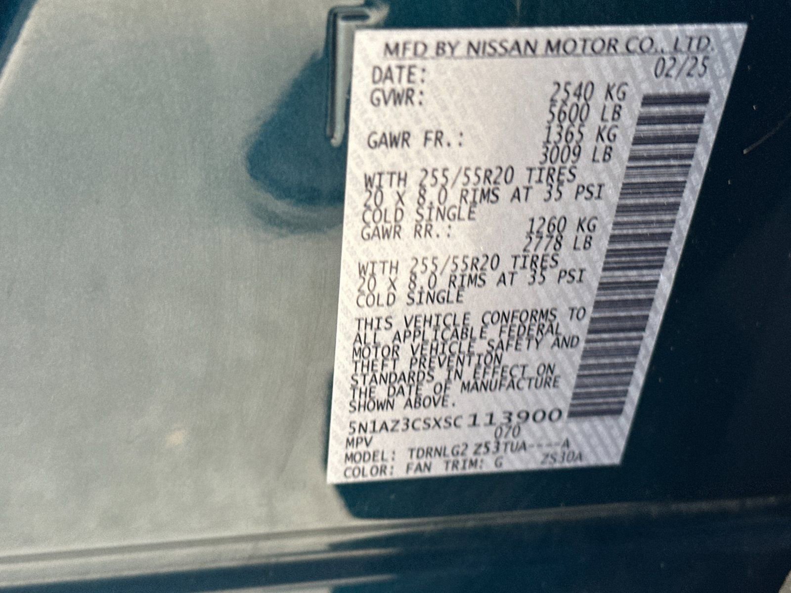 Used 2025 Nissan Murano SL w/ Cargo Package AWD/4WD image 27