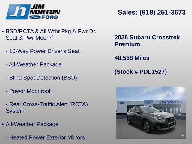 Used 2025 Subaru Crosstrek 2.0i Premium image 11