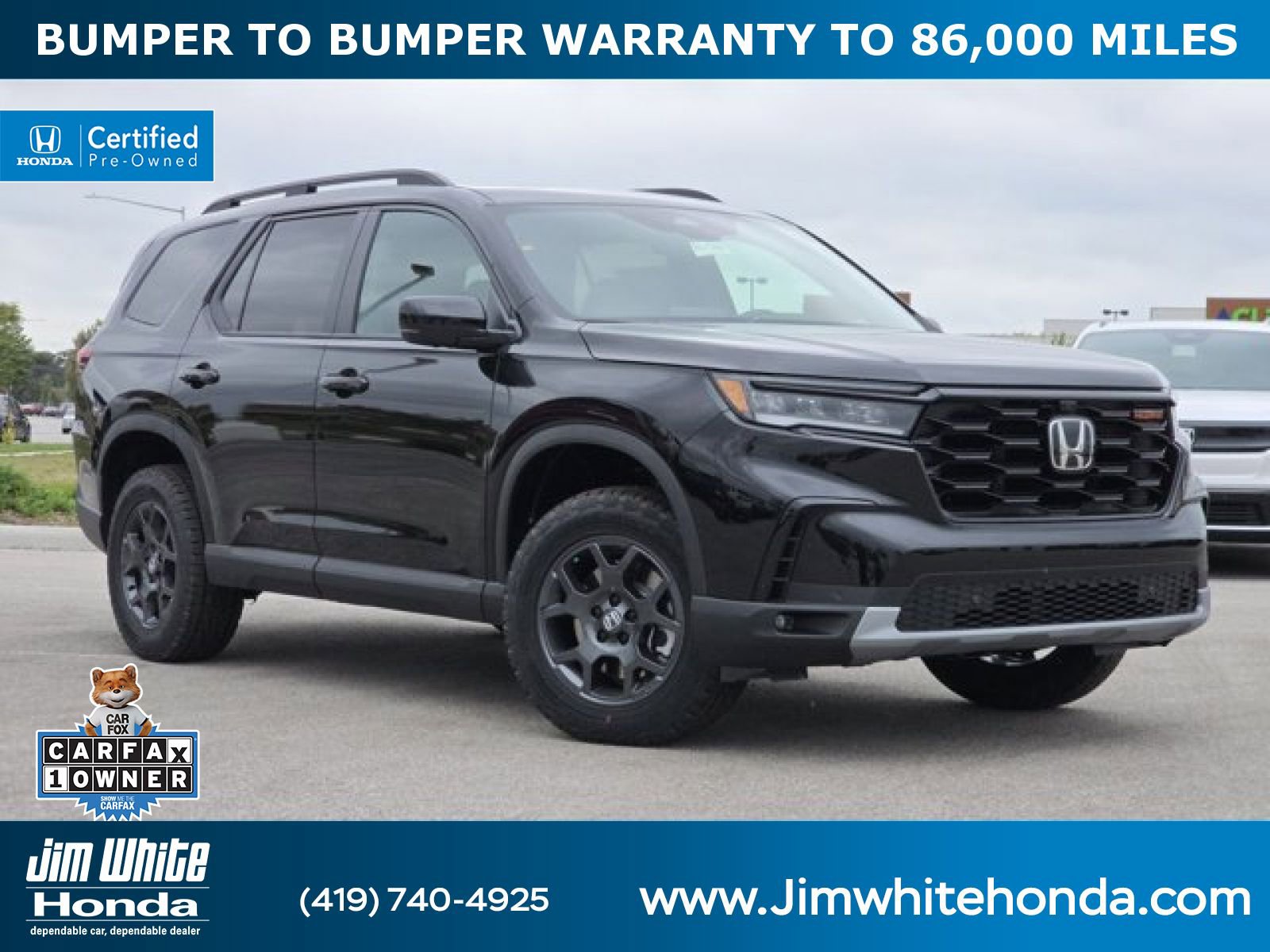 Certified 2025 Honda Pilot TrailSport image 1
