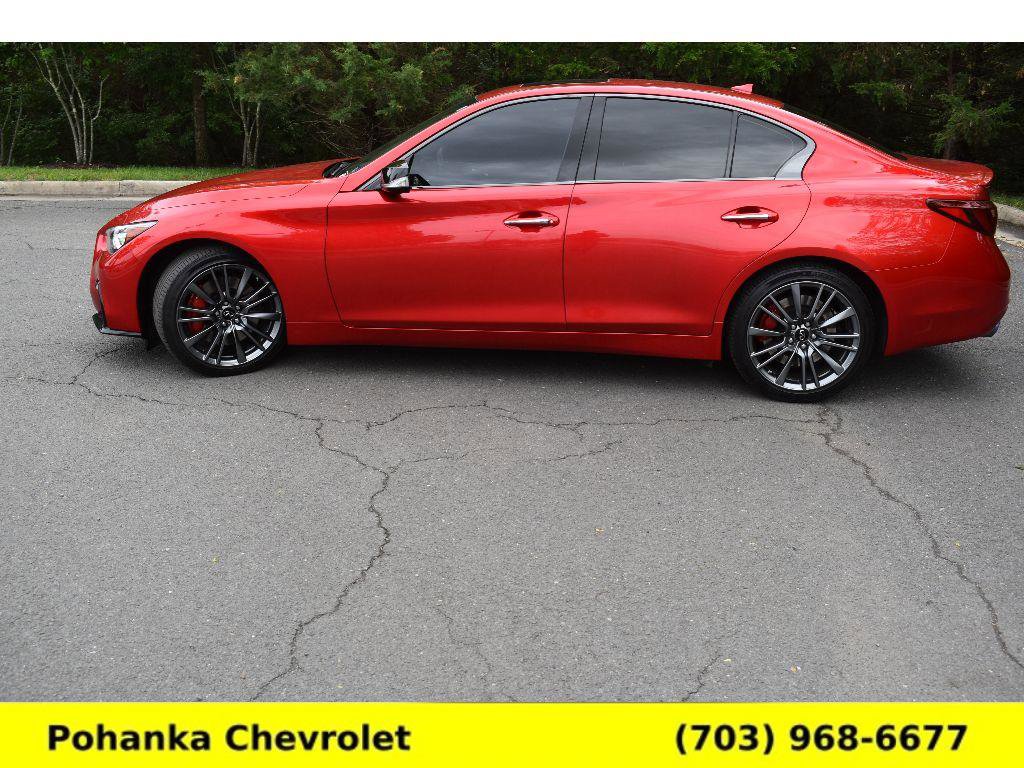 Used 2021 INFINITI Q50 Red Sport 400 w/ Proactive Package AWD/4WD image 4