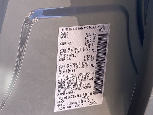 New 2026 Nissan Frontier PRO-4X image 37