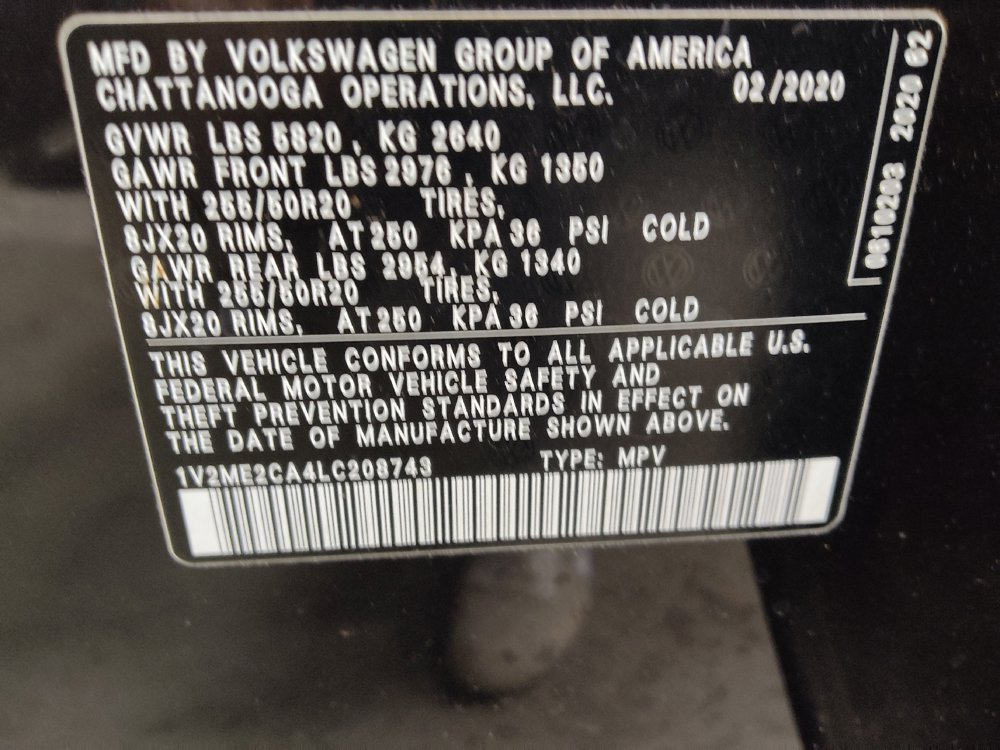 Used 2020 Volkswagen Atlas Cross Sport SEL image 33