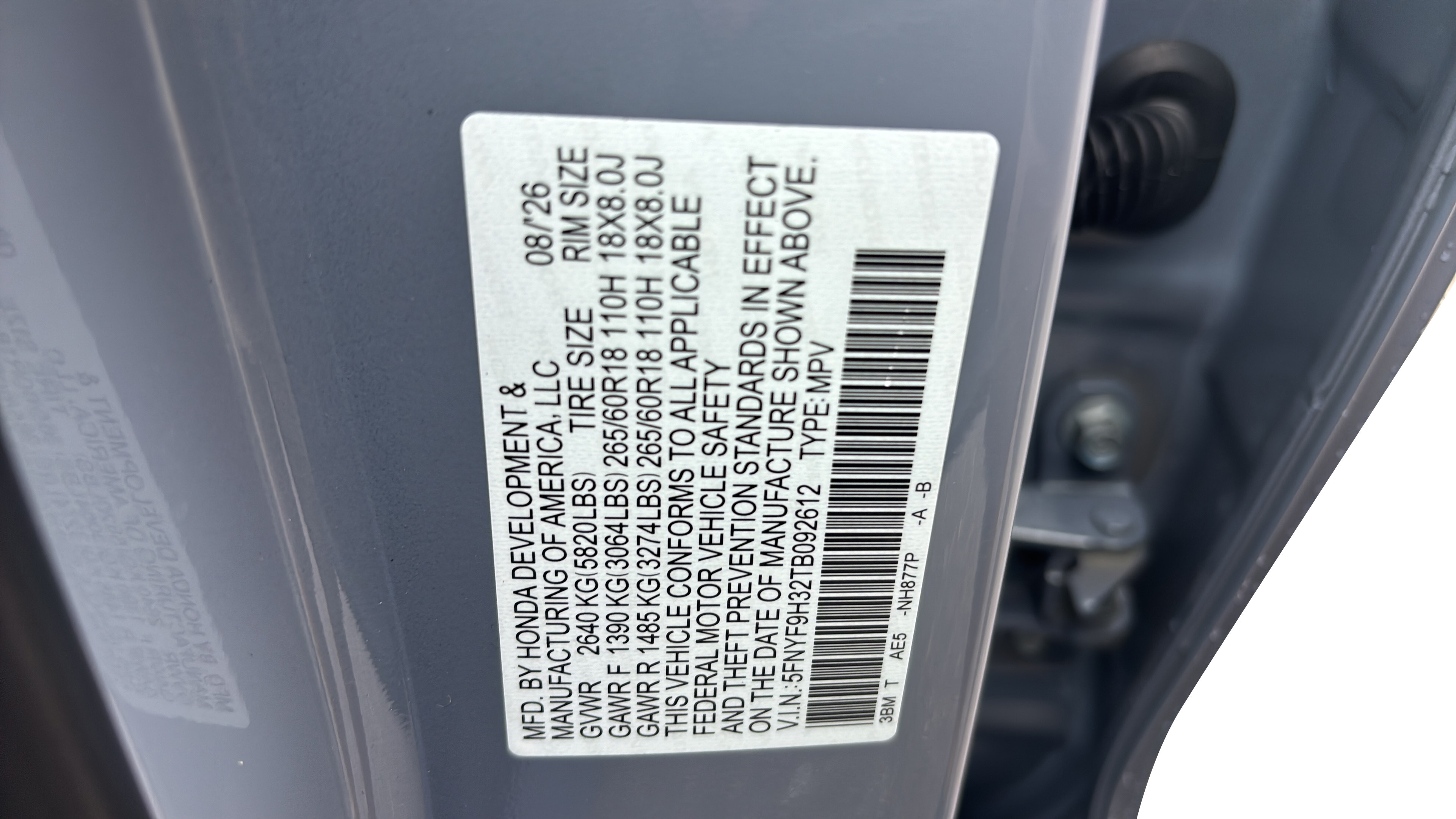 New 2026 Honda Passport RTL image 16