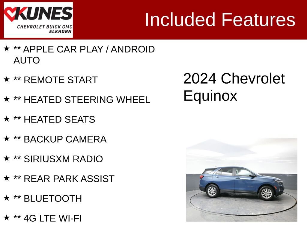Used 2024 Chevrolet Equinox LT image 2
