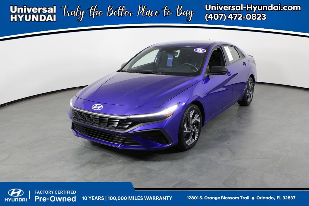 Certified 2025 Hyundai Elantra Sport