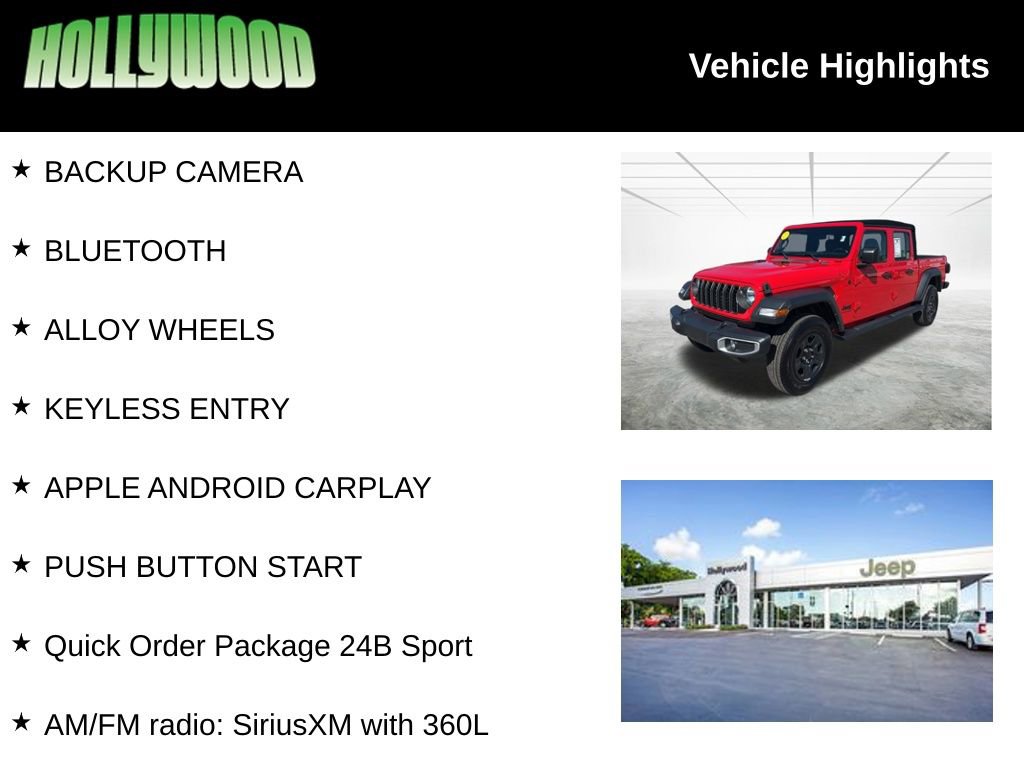 Certified 2024 Jeep Gladiator Sport video 3