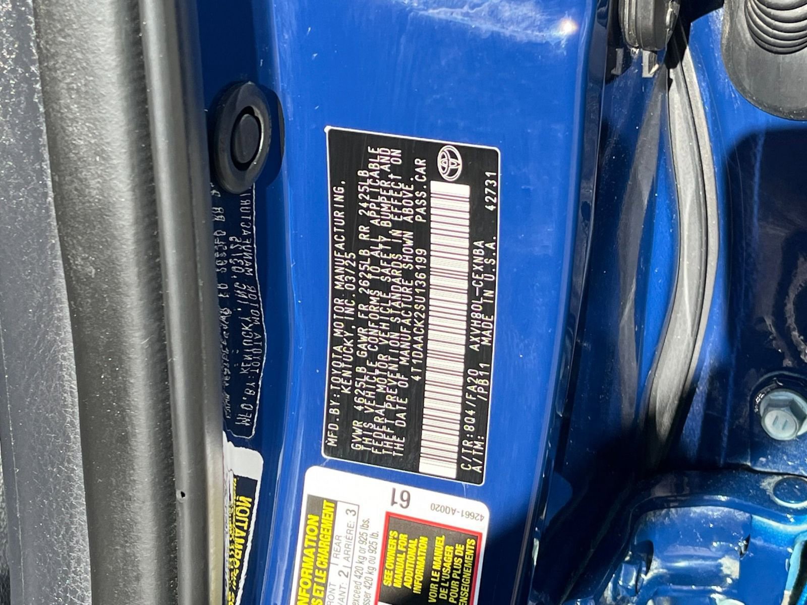 Used 2025 Toyota Camry LE image 27