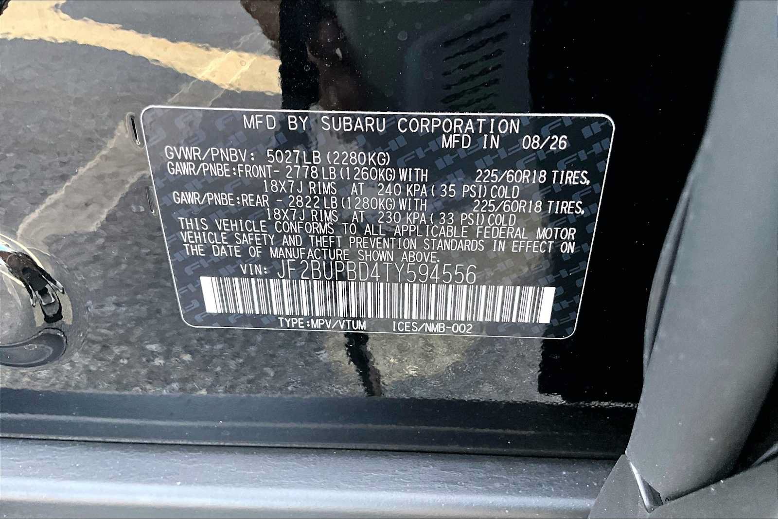 New 2026 Subaru Outback Premium AWD/4WD image 19