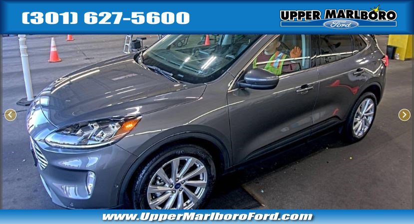 Certified 2022 Ford Escape Titanium w/ Titanium Elite Package