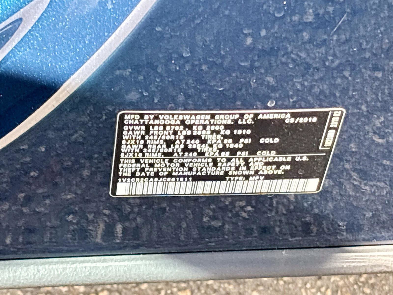 Used 2018 Volkswagen Atlas SE FWD image 31