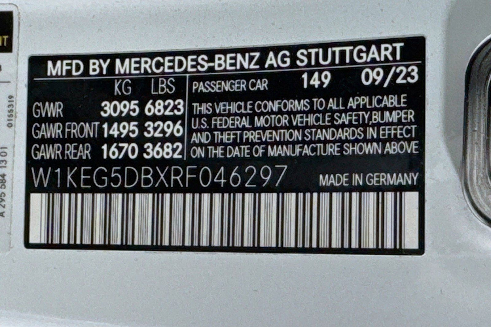 Certified 2024 Mercedes-Benz EQE AMG 4MATIC Sedan image 24