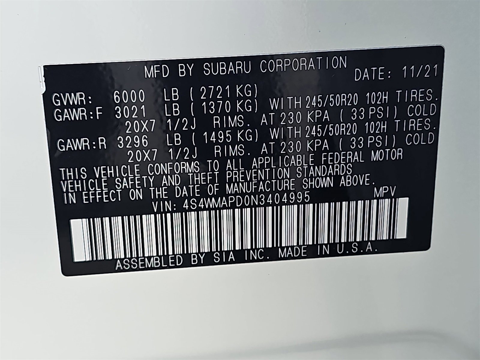 Used 2022 Subaru Ascent Limited w/ Technology Package image 41