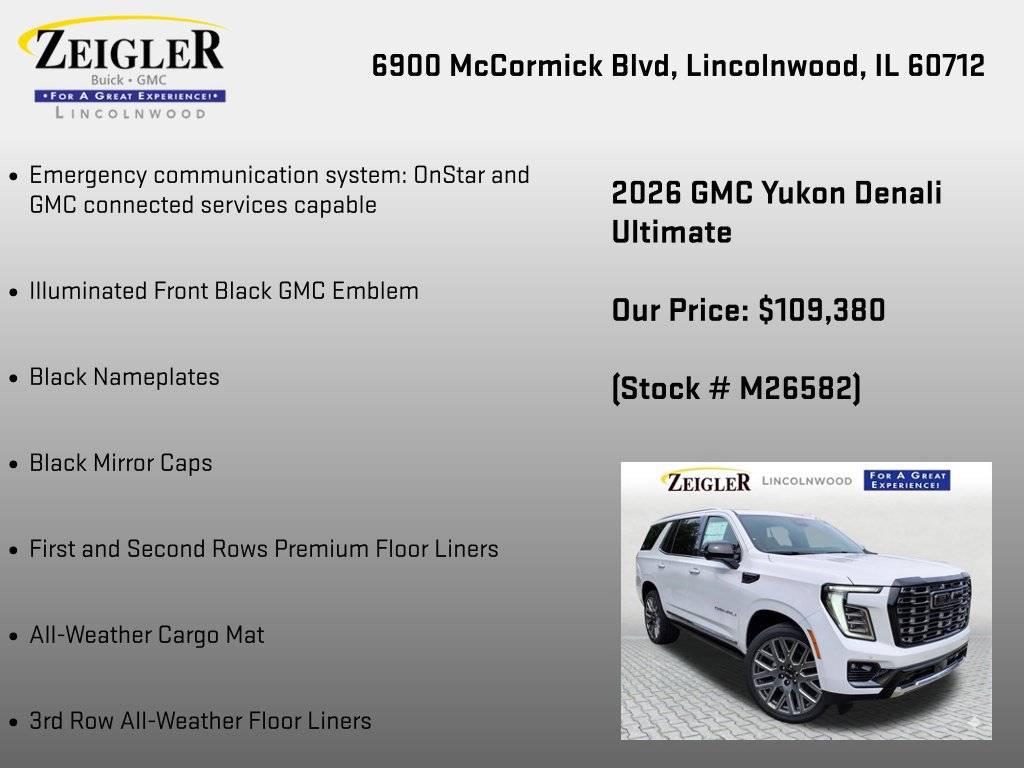 New 2026 GMC Yukon Denali Ultimate AWD/4WD image 24