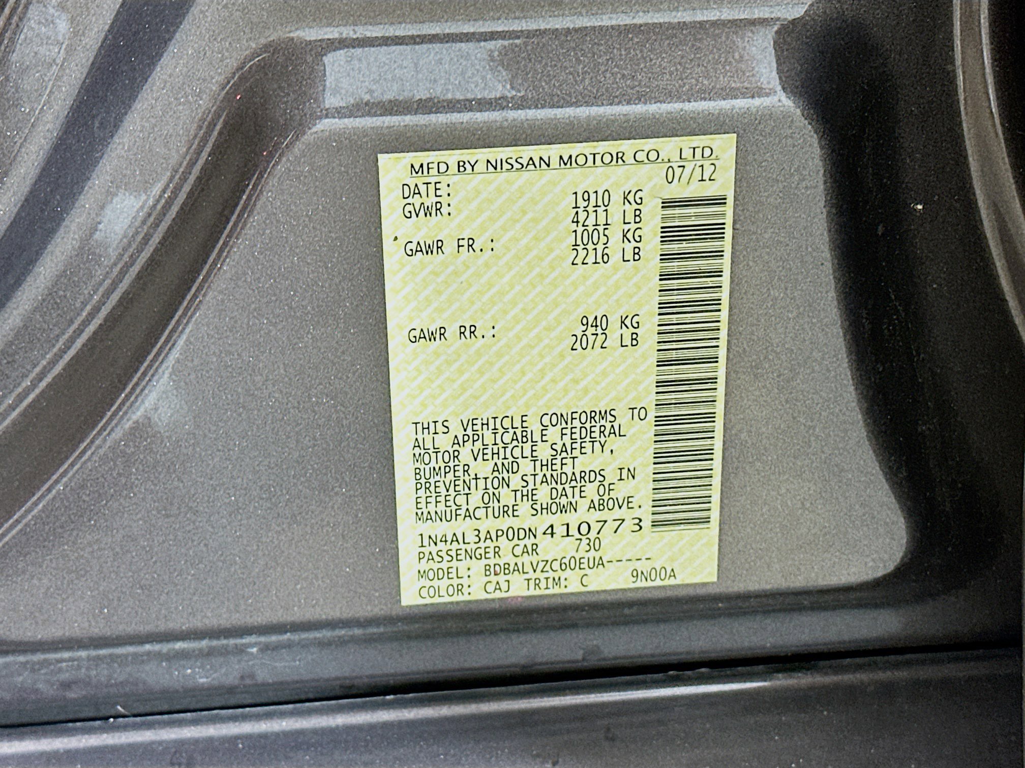 Used 2013 Nissan Altima 2.5 SL image 12