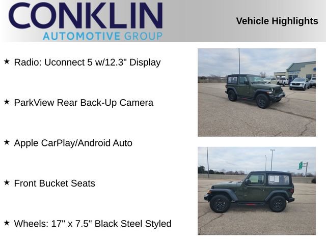 Used 2024 Jeep Wrangler Sport image 2