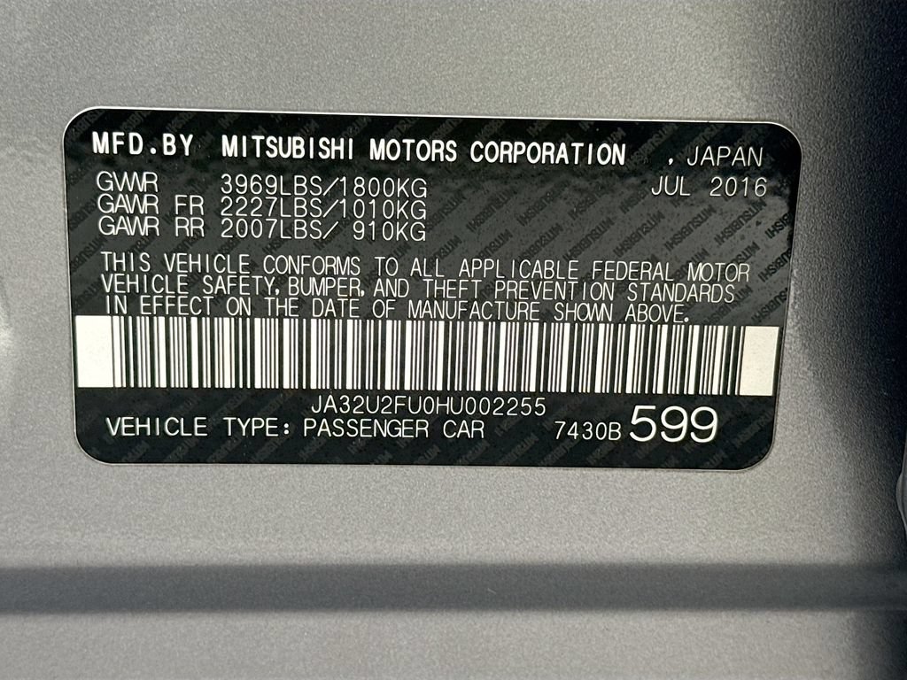 Used 2017 Mitsubishi Lancer ES FWD image 32