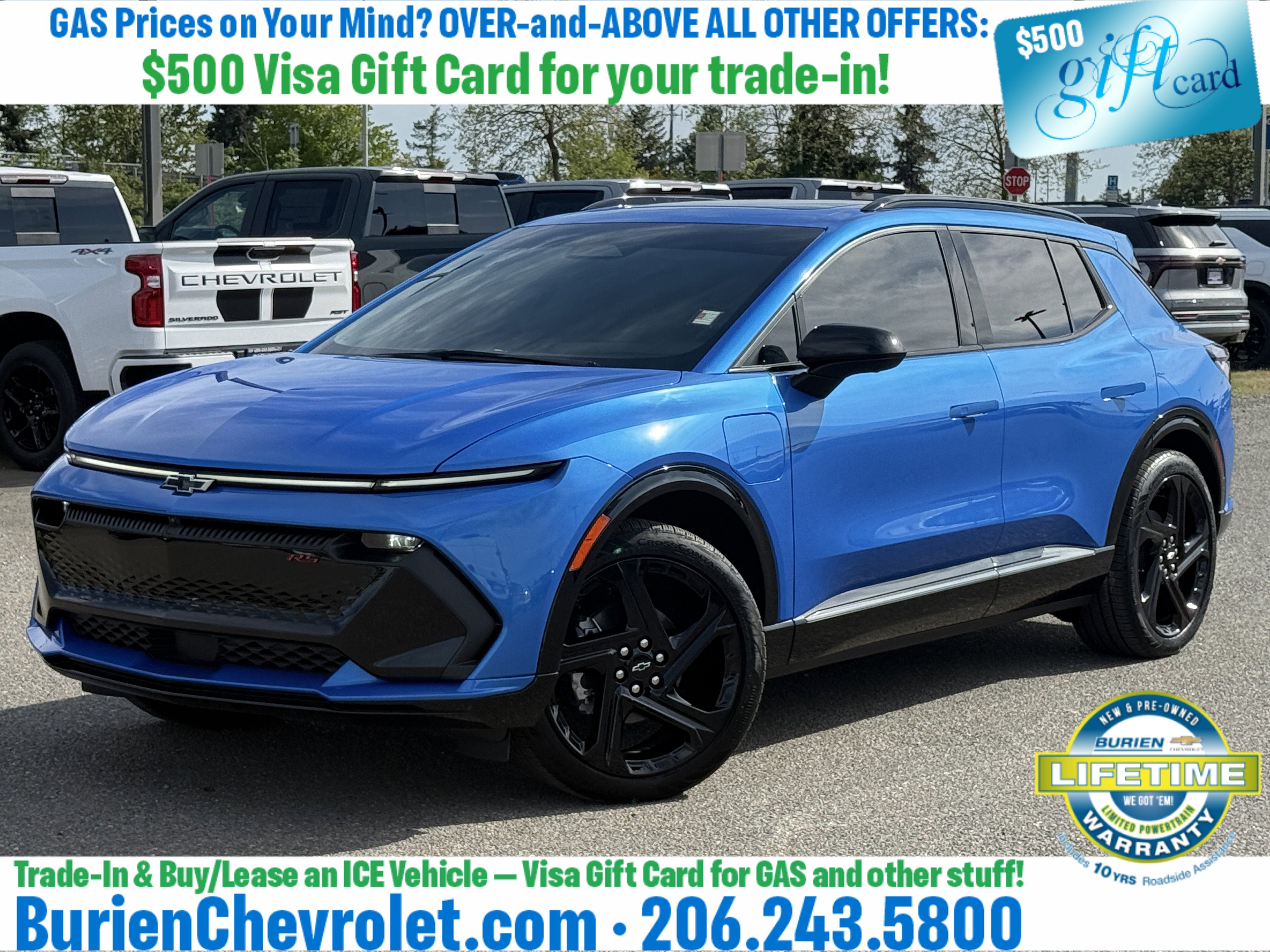 Used 2025 Chevrolet Equinox EV RS FWD image 1