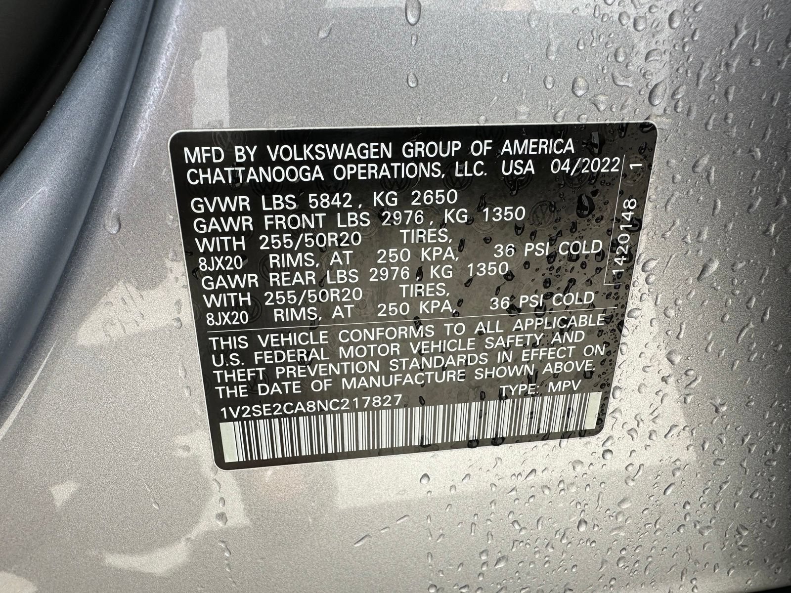 Used 2022 Volkswagen Atlas Cross Sport SEL R-Line AWD/4WD image 14