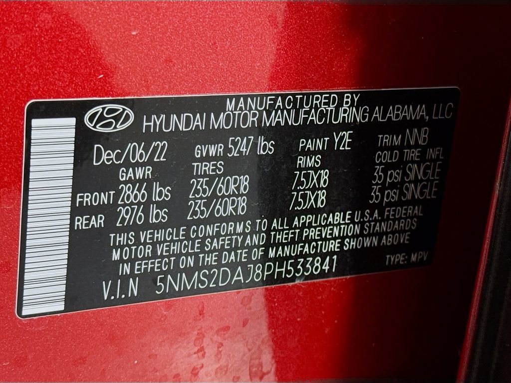 Certified 2023 Hyundai Santa Fe SEL image 34