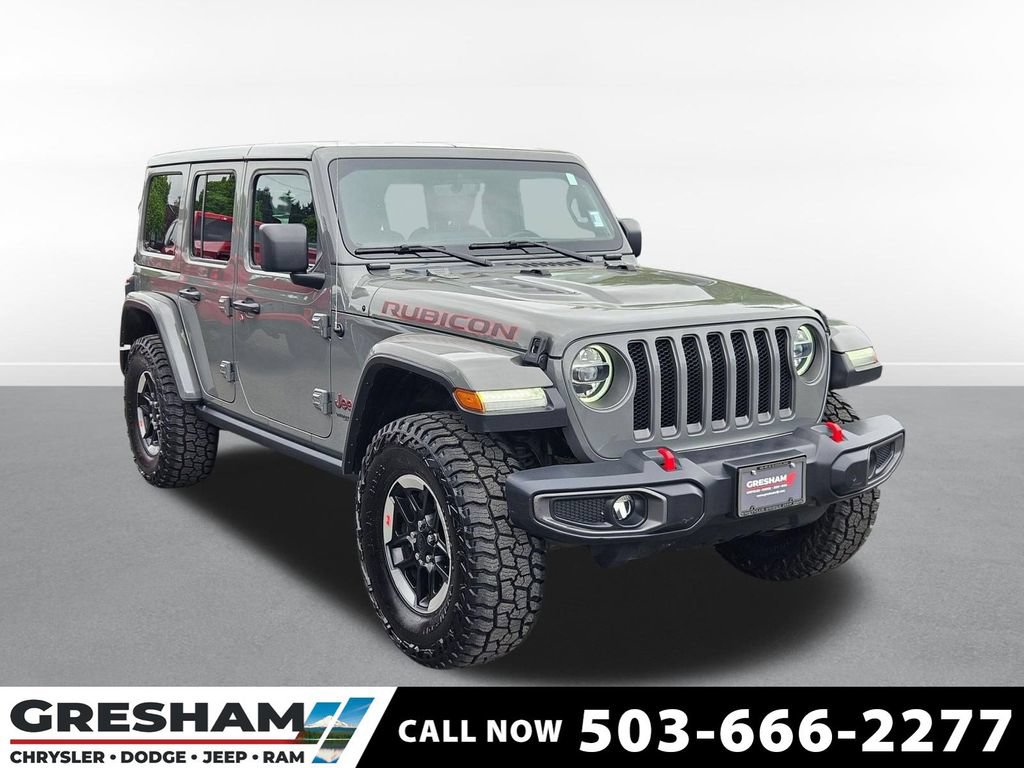 Certified 2020 Jeep Wrangler Unlimited Rubicon AWD/4WD image 1