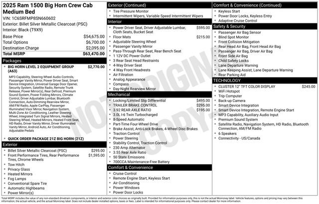 Used 2025 RAM 1500 Big Horn AWD/4WD image 28