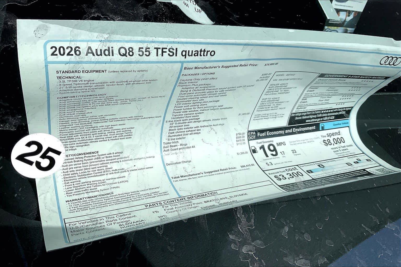 New 2026 Audi Q8 Premium Plus AWD/4WD image 18