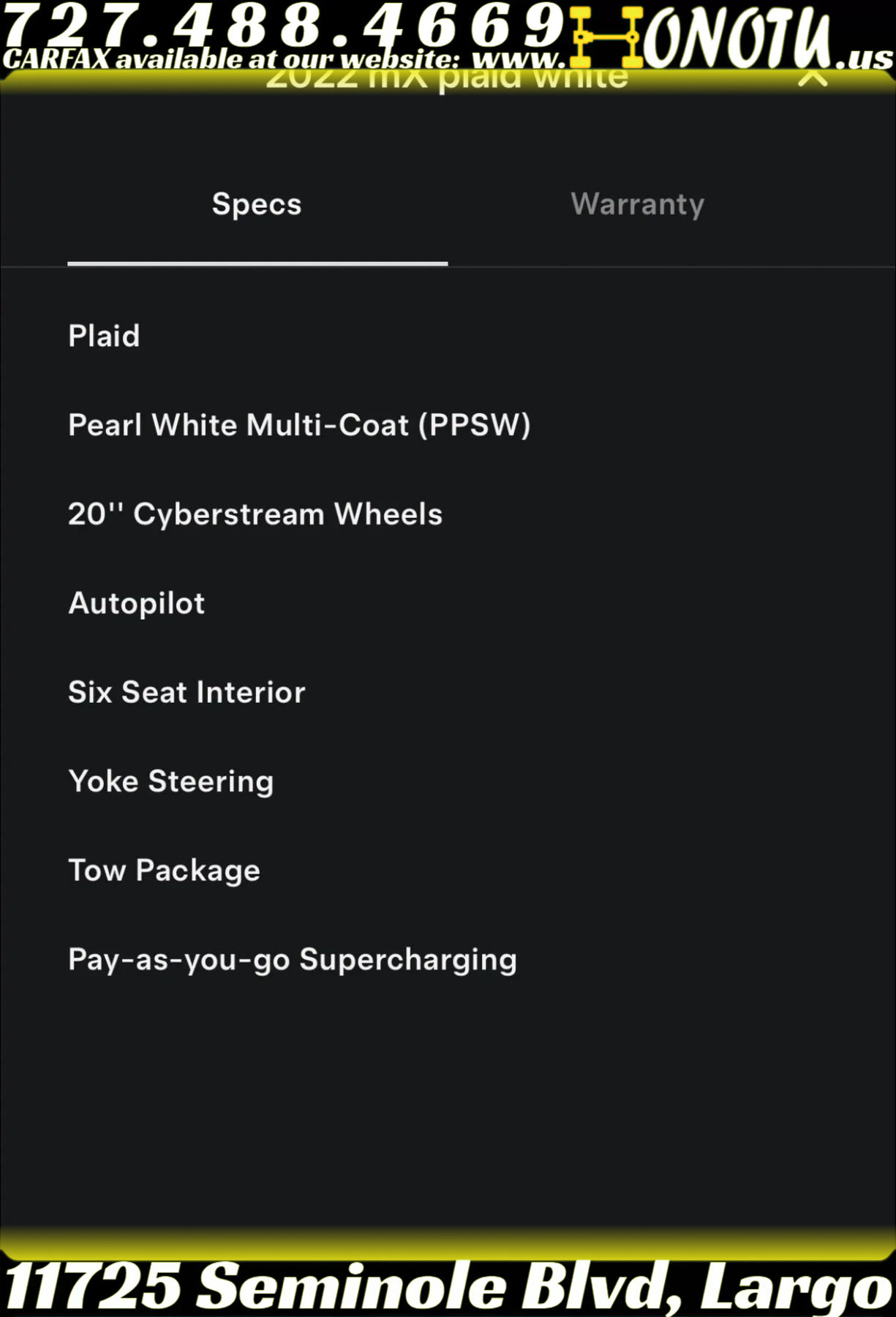 Used 2022 Tesla Model X Plaid image 40