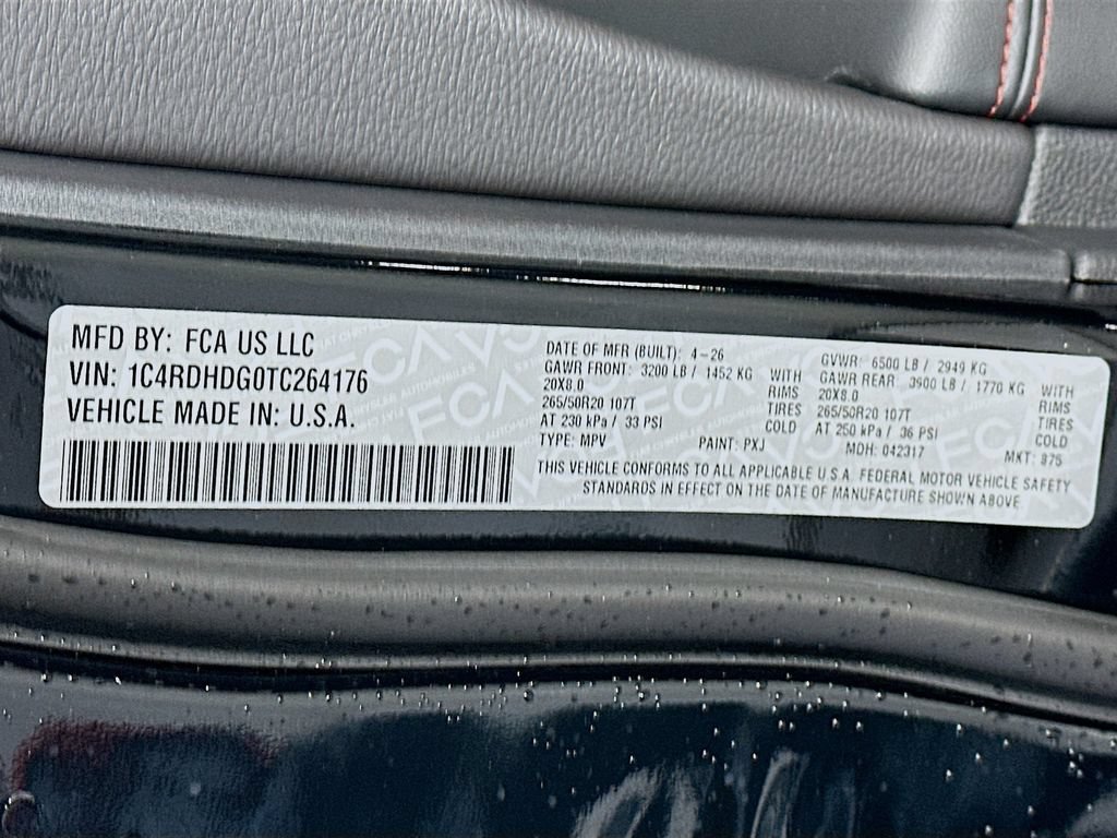 New 2026 Dodge Durango GT w/ Blacktop Package RWD image 18