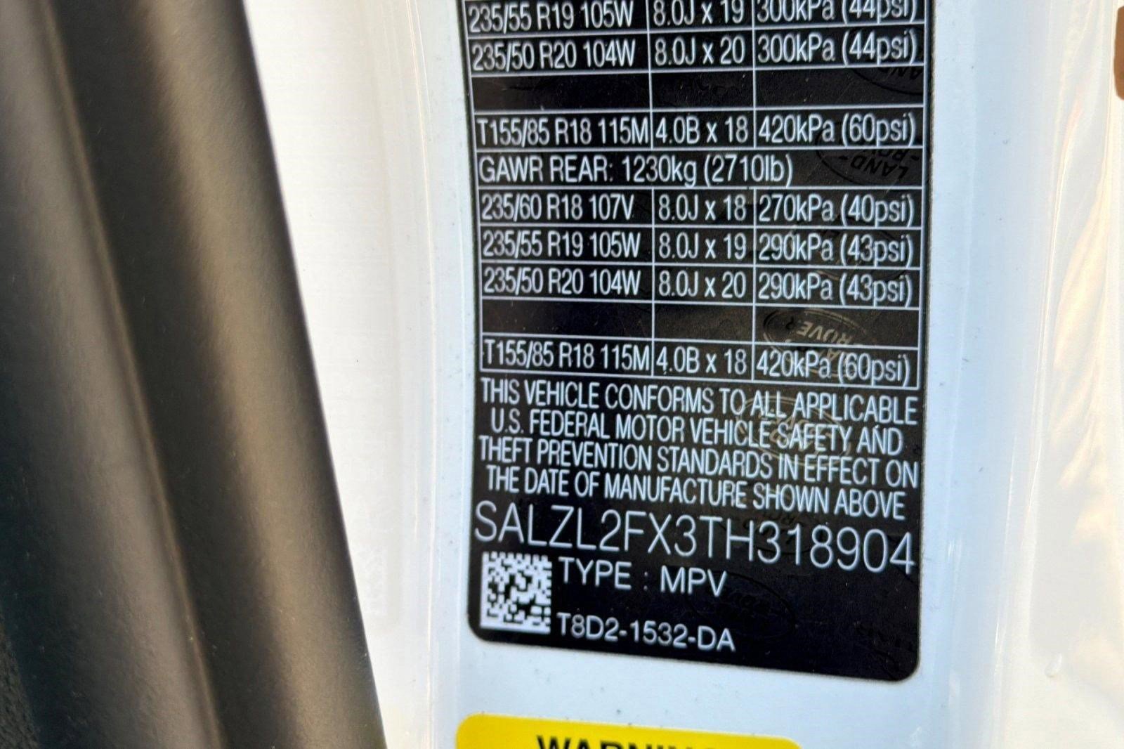 New 2026 Land Rover Range Rover Evoque Dynamic SE AWD/4WD image 20